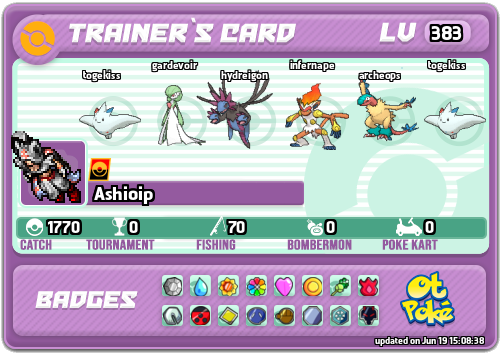 Ashioip Card otPokemon.com