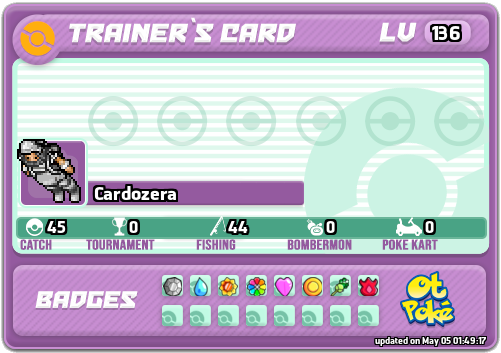 Cardozera Card otPokemon.com