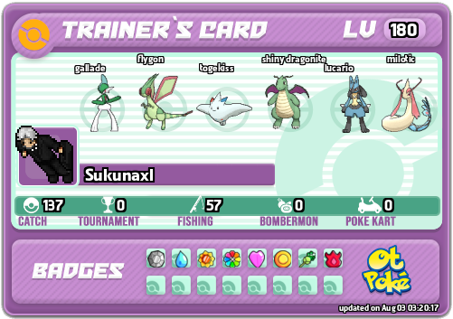 Sukunaxl Card otPokemon.com
