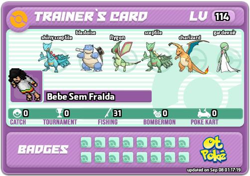 Bebe Sem Fralda Card otPokemon.com