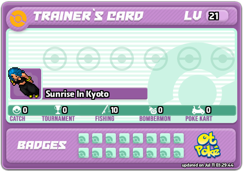 Sunrise In Kyoto Card otPokemon.com