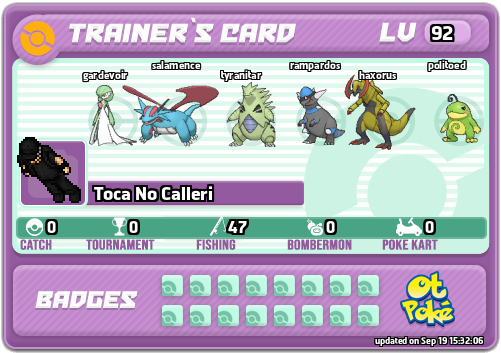 Toca No Calleri Card otPokemon.com