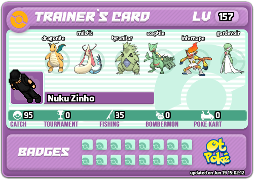 Nuku Zinho Card otPokemon.com