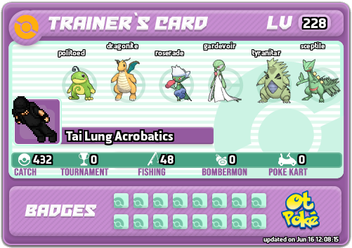 Tai Lung Acrobatics Card otPokemon.com