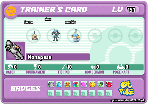 Nonapesa Card otPokemon.com