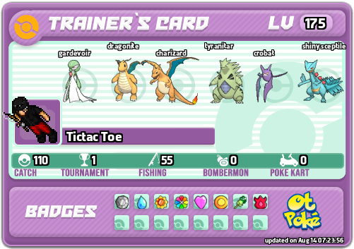 Tictac Toe Card otPokemon.com