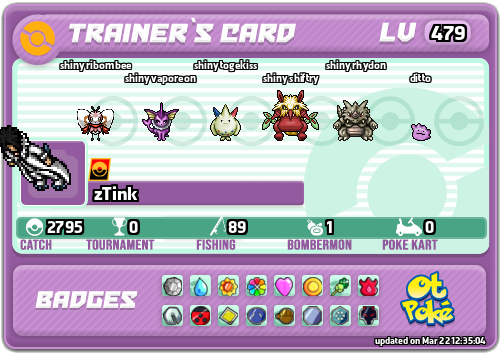 zTink Card otPokemon.com