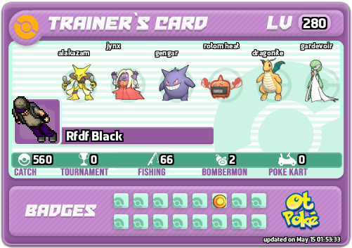 Rfdf Black Card otPokemon.com