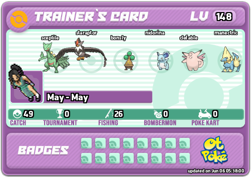 May - May Card otPokemon.com
