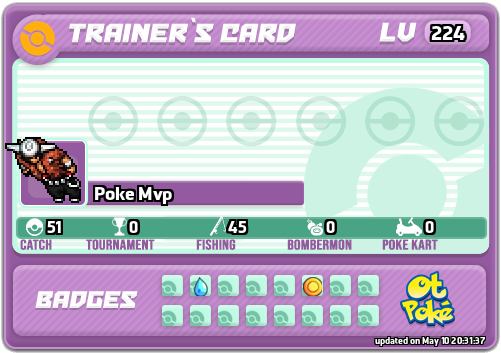 Poke Mvp Card otPokemon.com