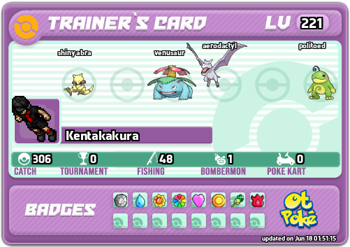 Kentakakura Card otPokemon.com