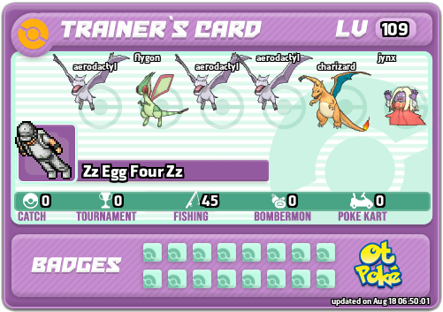 Zz Egg Four Zz Card otPokemon.com