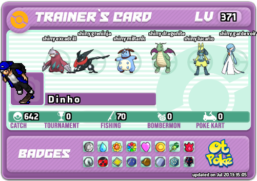 D i n h o Card otPokemon.com