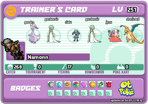 Namonn Card otPokemon.com