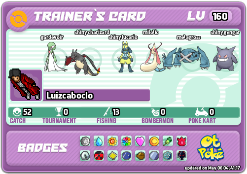 Luizcaboclo Card otPokemon.com