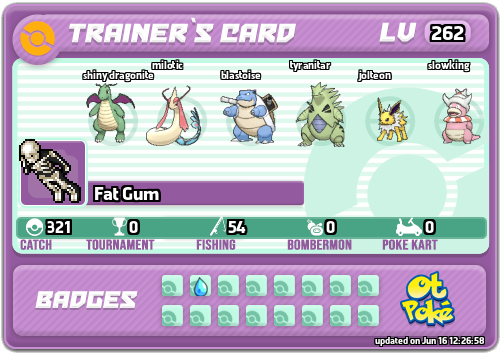 Fat Gum Card otPokemon.com