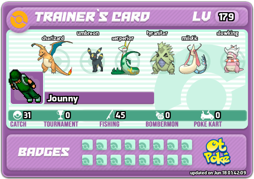 Jounny Card otPokemon.com