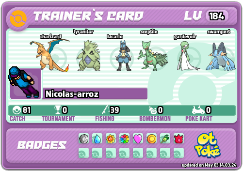Nicolas-arroz Card otPokemon.com
