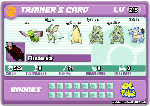 Firezerabr Card otPokemon.com