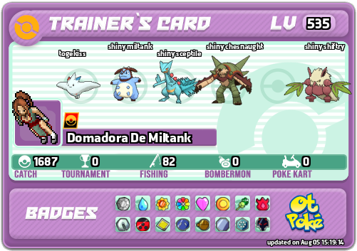 Domadora De Miltank Card otPokemon.com