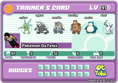 Pokemon Da Fenix Card otPokemon.com