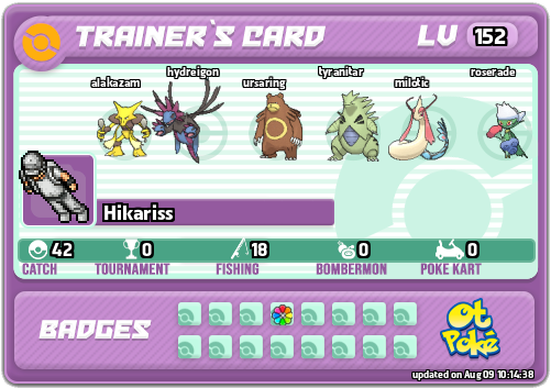 Hikariss Card otPokemon.com