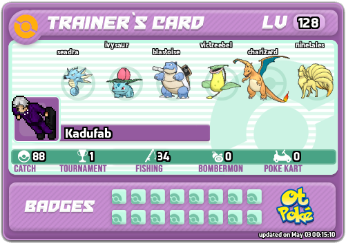Kadufab Card otPokemon.com