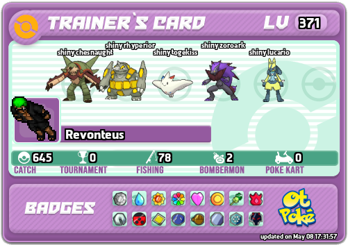 Revonteus Card otPokemon.com