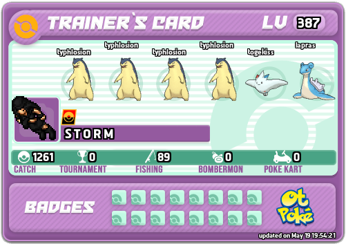 S T O R M Card otPokemon.com