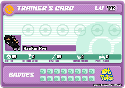 Ranker Pve Card otPokemon.com