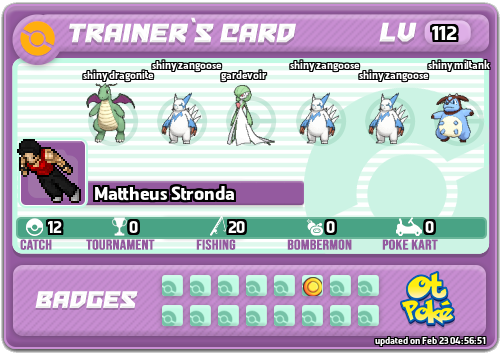 Mattheus Stronda Card otPokemon.com