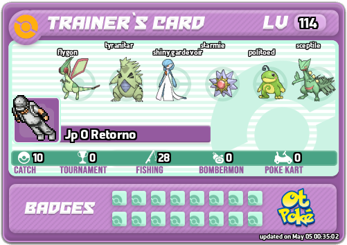 Jp O Retorno Card otPokemon.com