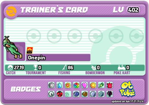 Onepin Card otPokemon.com