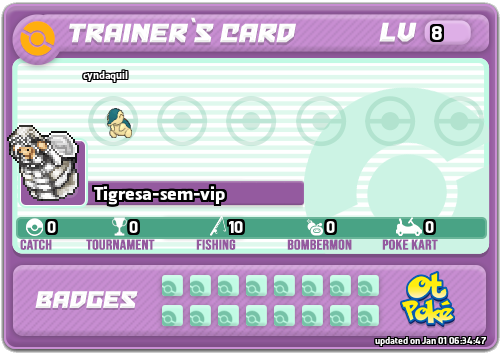 Tigresa-sem-vip Card otPokemon.com