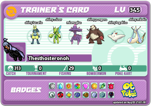 Thesthosteronoh Card otPokemon.com