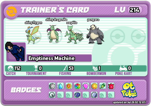 Emptiness Machine Card otPokemon.com