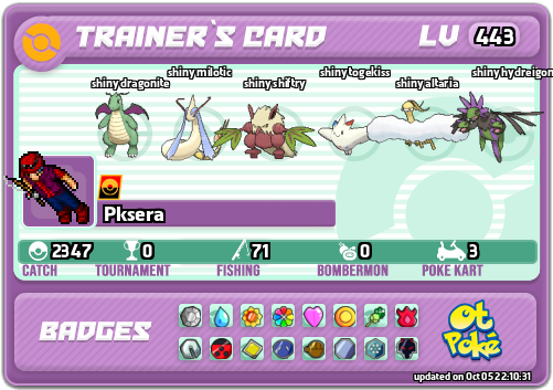 Pksera Card otPokemon.com