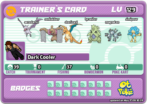 Dark Cooler Card otPokemon.com