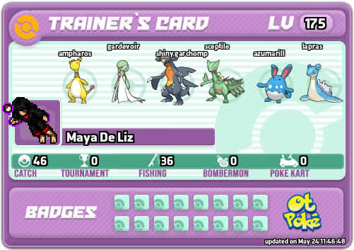 Maya De Liz Card otPokemon.com