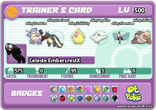 Celeste EmbercrestX Card otPokemon.com
