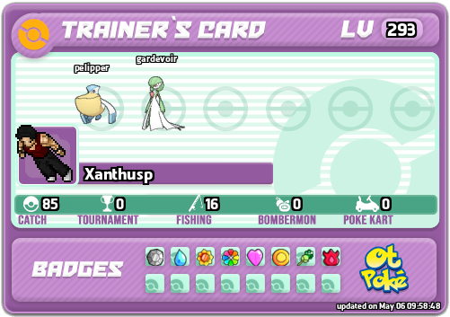Xanthusp Card otPokemon.com