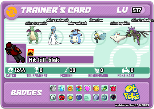 Hit-kill-blak Card otPokemon.com