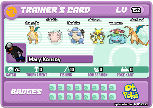 Mary Konsoy Card otPokemon.com