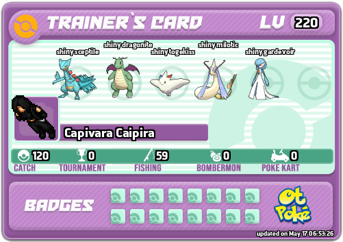 Capivara Caipira Card otPokemon.com