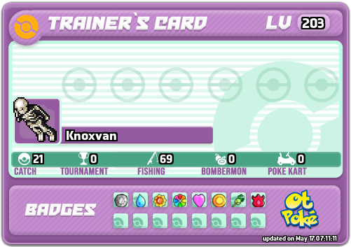Knoxvan Card otPokemon.com