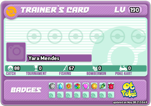 Yara Mendes Card otPokemon.com