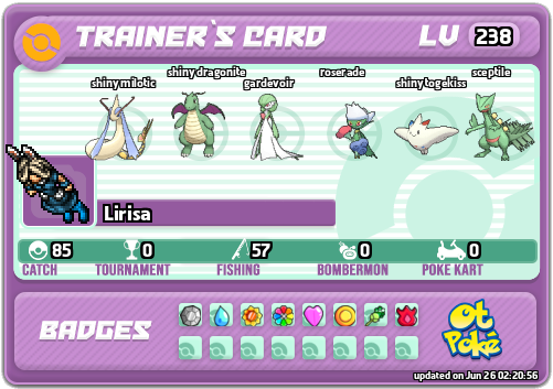 Lirisa Card otPokemon.com
