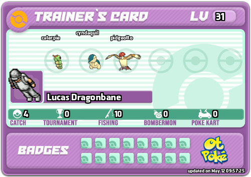 Lucas Dragonbane Card otPokemon.com