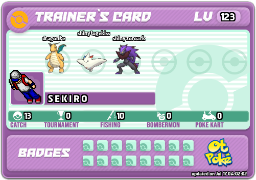 S E K I R O Card otPokemon.com
