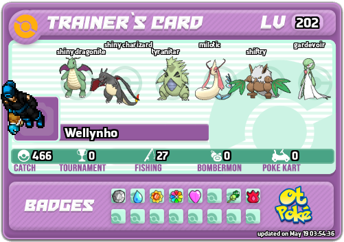 Wellynho Card otPokemon.com